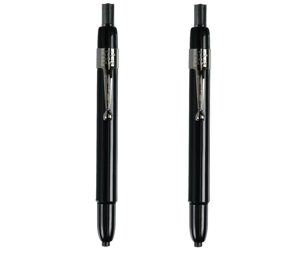 2 x Listo 1620 Mechanical Retractable China Chinagraph Wax Pencil (Two)