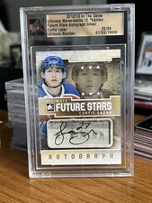 2012-13 ITG Ultimate Memorabilia 12th Edition Silver /24 Curtis Lazar Auto