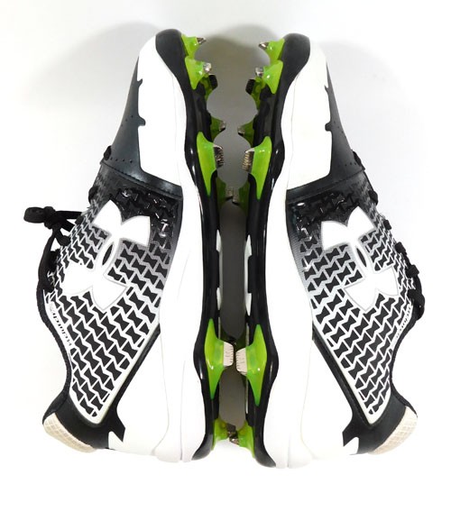 Maryland Terrapins Player Exclusive Under Armour Team C-Low DT Blk/Wht Size 10.5 thumbnail 6