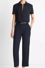 Vince Tapered Pull-On Pants Coastal Blue/Navy Xl NWOT 368