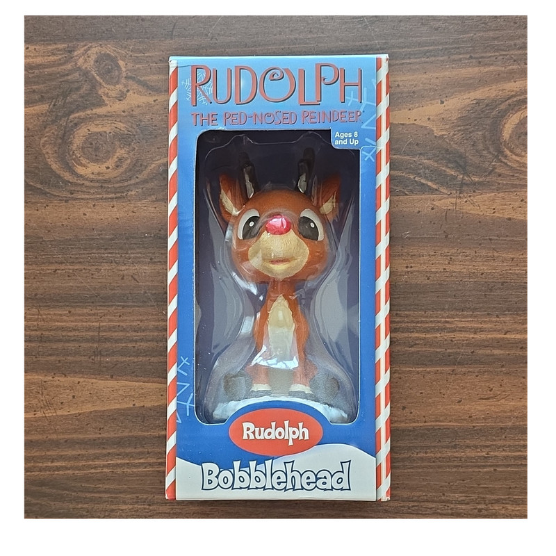 Toy Site Rudolph the Red-Nosed Reindeer Bobblehead Collector Series Boxed