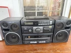 Vintage Panasonic RX-DT690 Boombox Stereo Radio CD Cassette Player S-X85 Speaker