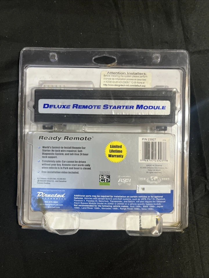 Arrancador de coche remoto listo DELUXE automático inyectado hasta 1000 pies de distancia ~ nuevo Foto 2 de 2