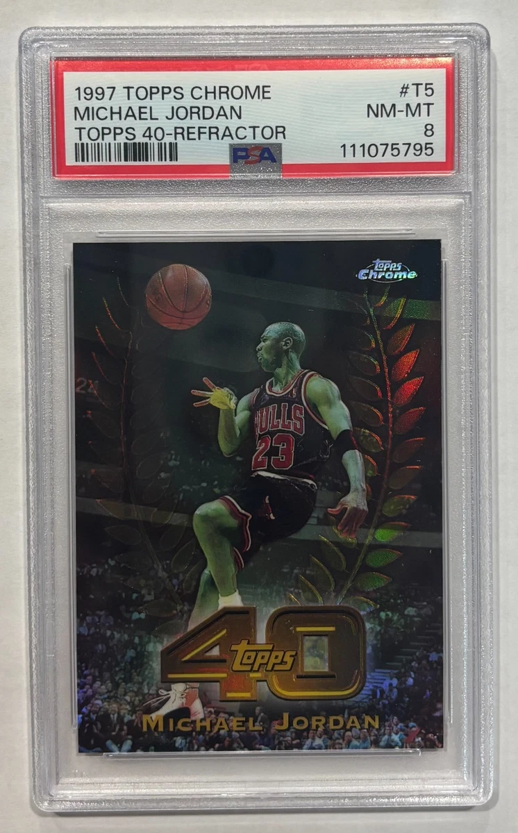 1997-98 Topps Chrome - Michael Jordan #T40-5 for sale | eBay