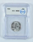 1954 Washington Quarter MS66 ICG *1772