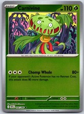 Pokemon TCG ME04: Chaos Rising Carnivine 004/086 Reverse Holo NM