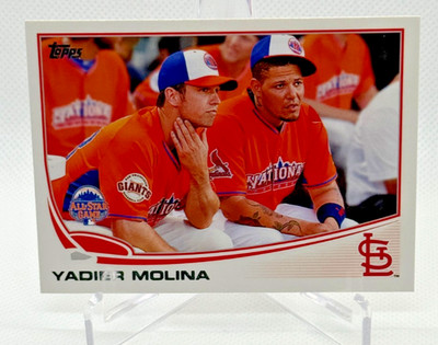2013 Topps Update Baseball Yadier Molina #US142 Image Variation SP #A