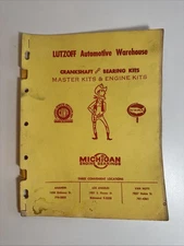 Lutzoff Automotive Warehouse - crankshaft and bearing kits catalog 1965