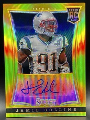 Jamie Collins - 2013 Panini Select - Gold Auto 1/10 Rookie