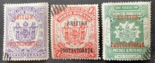 Labuan North Borneo 1899 + 3 x British Protecterate stamps vfu