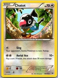 Chatot 128/162 XY BREAKthrough Rare Pokemon TCG