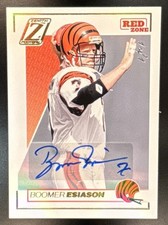 2024 Panini Zenith Boomer Esiason Auto White Red Zone 1/1 #21 Cincinnati Bengals