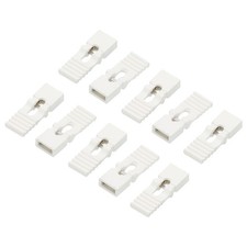 Jumper Cap 2.54mm Pitch Pin Header Connector Long Type Jumper Plug, White 40pcs