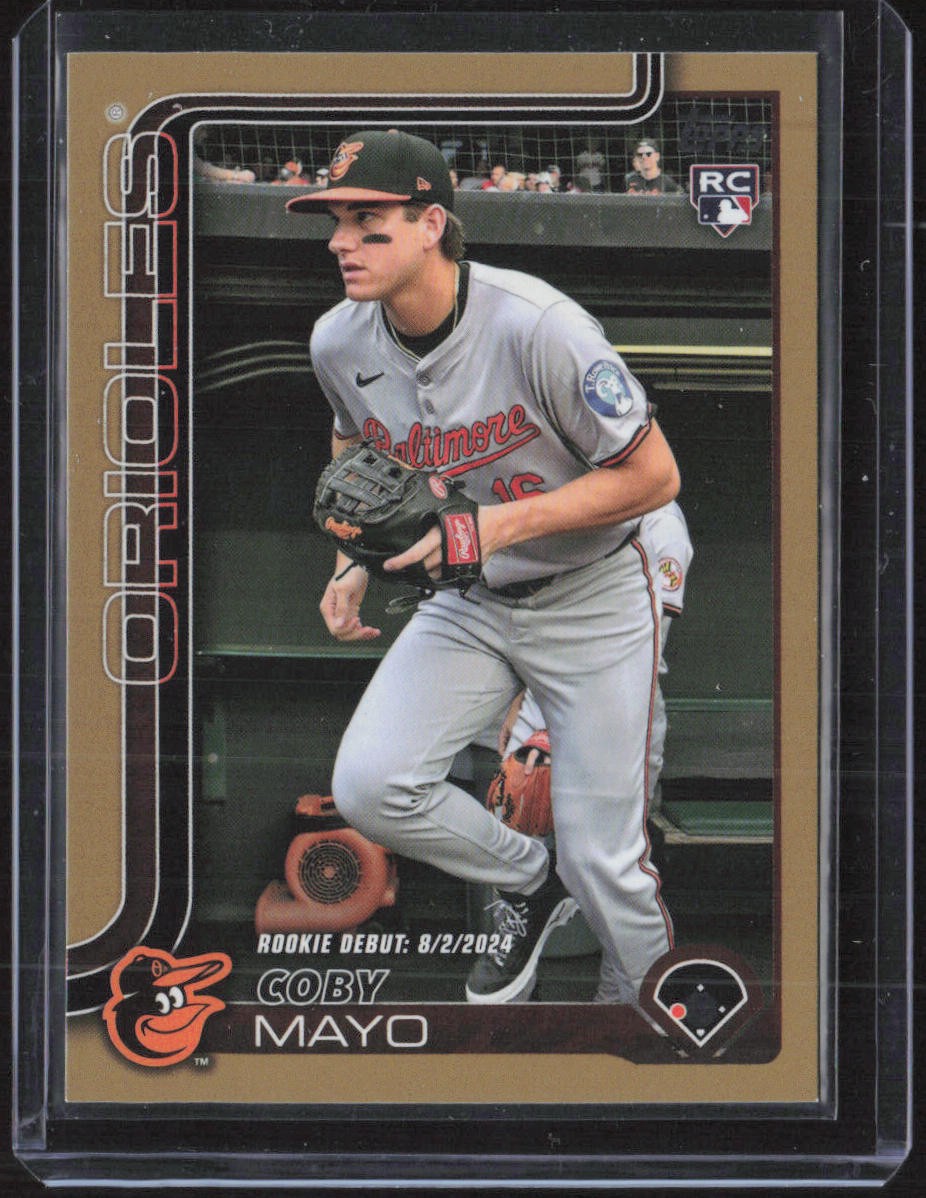 2025 Topps Update #US282 Coby Mayo Gold Rookie Debut /2025