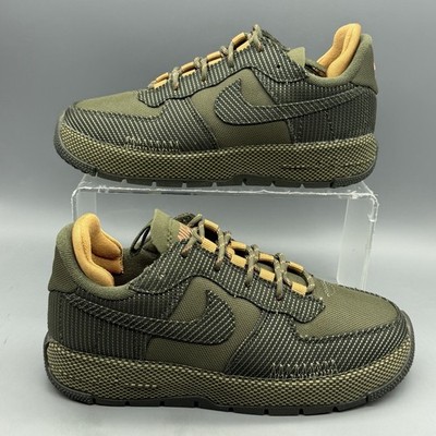Nike Air Force 1 Wild Women s 6  Cargo Khaki Sequoia  FB2348-302 Casual Shoes