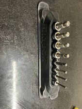 Snap On 8 pc Combination Drive Metric Ball Hex Bit Socket Set 3-10 mm 208EFTABMY