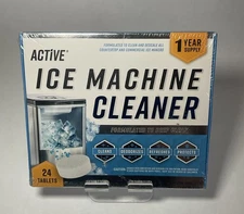 Ice Machine Cleaner Maker Descaler - 24 Clean Tablets, New, Sealed