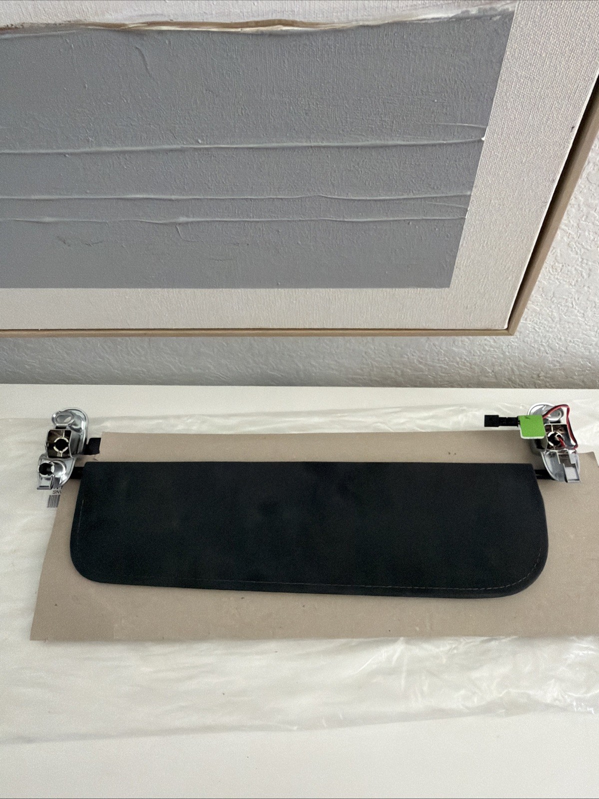 2020-2025 ASTON MARTIN DBX LH DRIVER ILLUMINATED DUAL BLADE SUN VISOR SHADE OEM