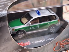Schuco Model Car 1:87 H0 Volkswagen Touareg Police Police