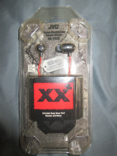 NEW JVC Xplosives Stereo wired HeadPhones HA-FX1X Extreme Bass Port 10.mm Driver