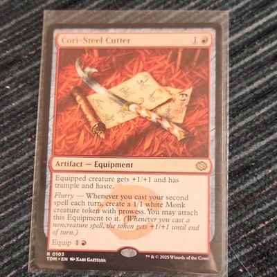 Wizards of the Coast Cori-Steel Cutter TDM Rare Red Artifact Equipment English