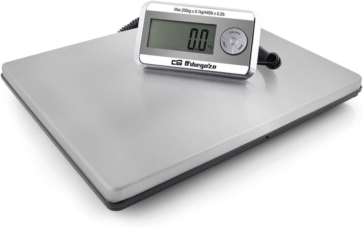 Bilancia Industriale PC 5500 Orbegozo 200kg Acciaio Inox Professionale