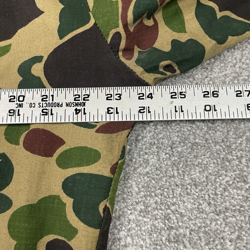 Vintage SafTbak Coveralls Mens XL ? Camo Full Zip Lined Hunting Outdoors See Pic - Picture 12 of 15