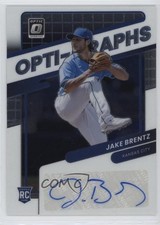 2022 Panini Donruss Optic Optigraphs Jake Brentz #OG-JB Auto 6k2
