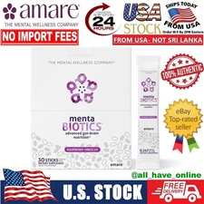 Amare Global MentaBiotics: Raspberry Hibiscus 30 Sticks - New in Box/Sealed!