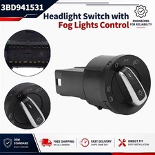 For Vw Passat B5 B5.5 1997-05 Headlight Switch With Fog Lights Control 3bd941531
