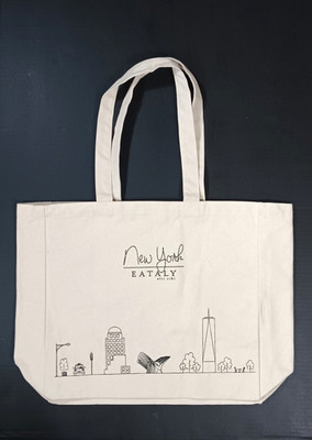 Eataly Downtown New York Market Shopping Tote Canvas Bag