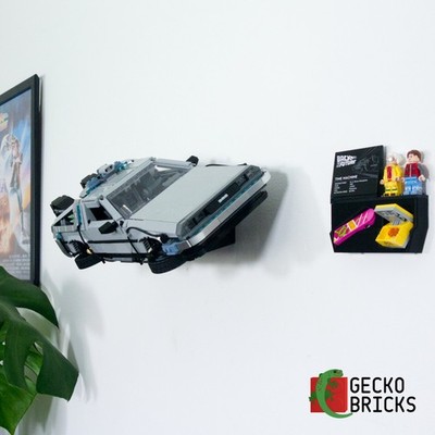 Wall Mount Display for LEGO Back to the Future Time Machine - 10300