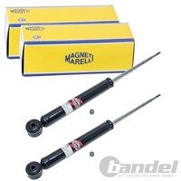 2X Magneti Marelli Gasdruck StoßDÄMpfer Satz Hinten Passend FÜR Renault Clio