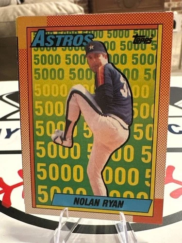 Nolan Ryan 1990 Topps 5000 Strikeouts Baseball Card # 4! 2 Card Min! See Desc!