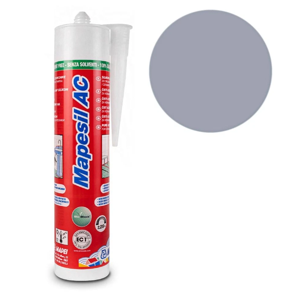 MAPEI SILICONE MAPESIL AC 127 ARTIC GREY 310ML