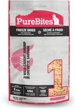 PureBites Shrimp Freeze Dried Cat Treats, 1 Ingredient, 0.8 Ounce (Pack of 1) 
