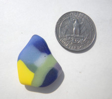 Sea Glass, Multi Colored Piece