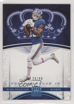 2017 Panini Preferred Crown Royale Light Blue 29/99 Odell Beckham Jr #66 fm0