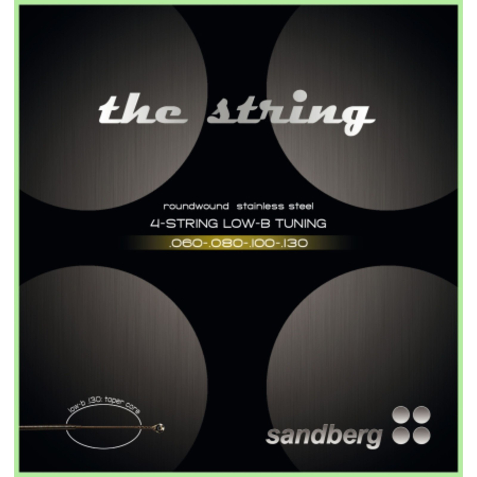 Бас-гитара Sandberg Saiten 4-струнная 060-130 - Saitensatz для 4-х струнного электронного баса 4390₽