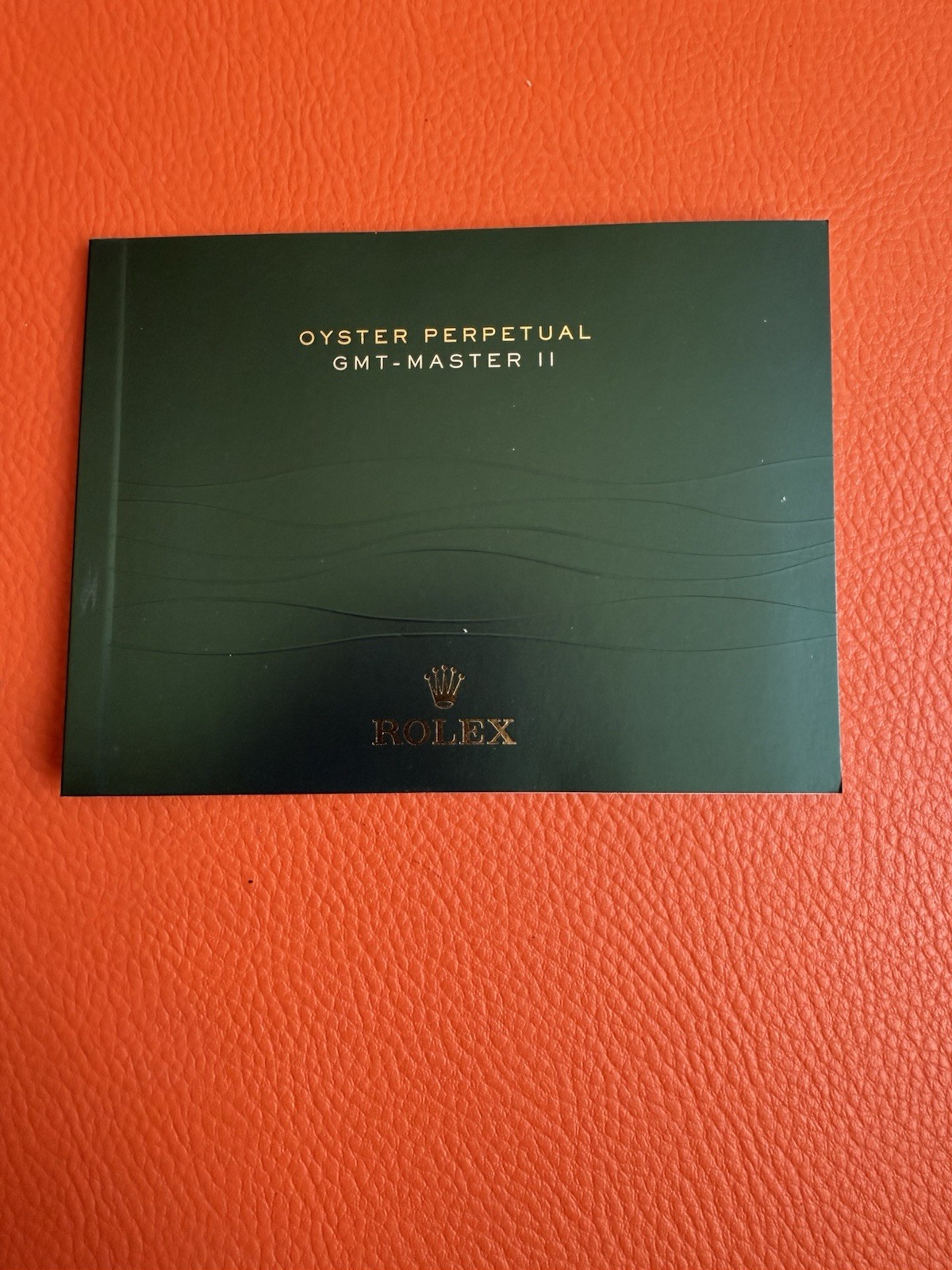 Rolex Gmt-Master II libretto corredo orologio watch booklet inglese English