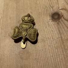 14th Royal Irish Rifles Cap badge (shamrock) 