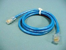 Leviton 52455-3BL Blue Cat5 3ft Ethernet Cabl...