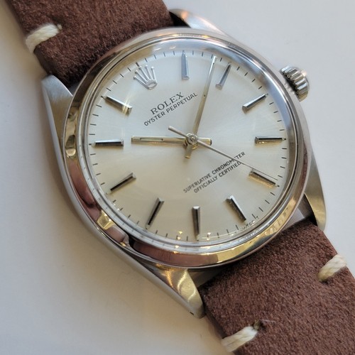 Rolex Oyster Perpetual Ref 1002 Mens 34mm 1960s Vintage Automa...