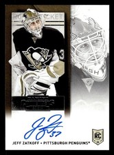2013 PANINI CONTENDERS JEFF ZATKOFF 167 MINT RC AUTOGRAPH PITTSBURGH PENGUINS