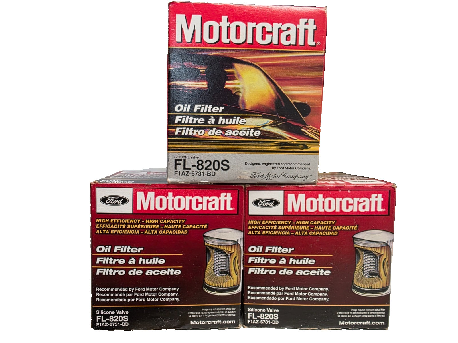 Filter, Motorcraft Ford Motor Company, Silicone Valve, Fl-82