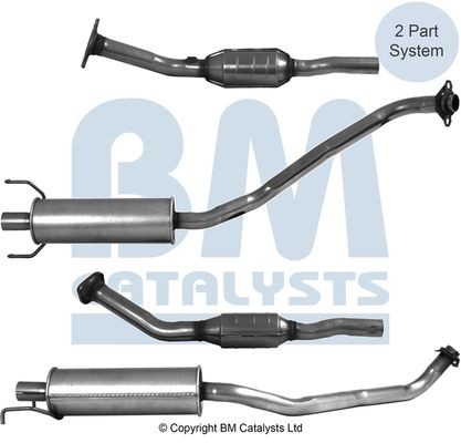 Catalyseur BM Catalysts BM91604H de qualité supérieure pour moteurs TOYOTA 174100D320