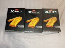 Lot Of 3 boxes Zuru X-Shot X Shot Pro 1 Half Clip  1 Full Clip Clips SEALED