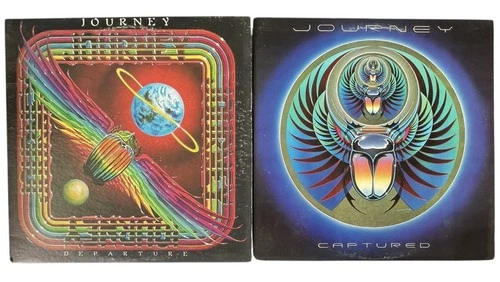 Lot of 2 Journey Vinyl Albums Departure & Capture