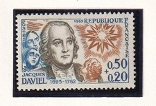 🦬Timbre France N°1374 - Luxe ** - Jacques Daviel Chirurgien  -  MNH** - 1963🦬