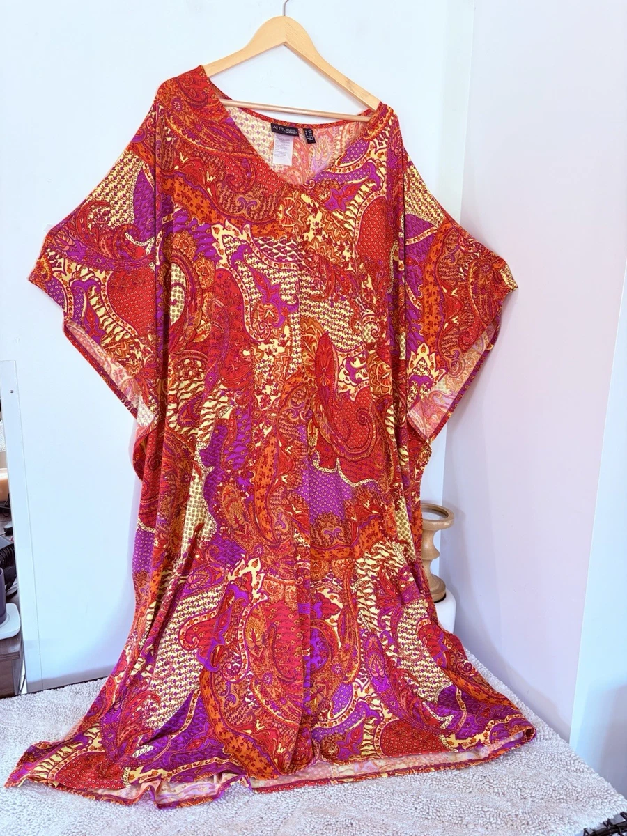 strapless open back dress Polyester Cotton Dark Brown Kaftan Dress